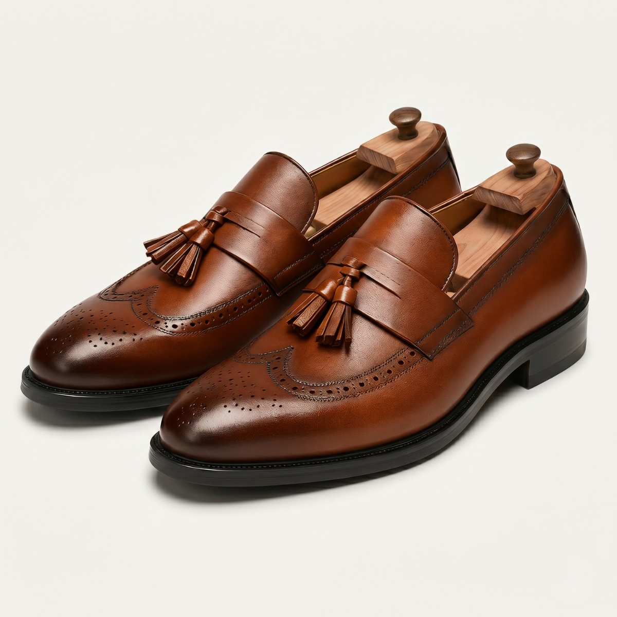 Dama Washington Viareggio men's leather tassel loafer - view 6