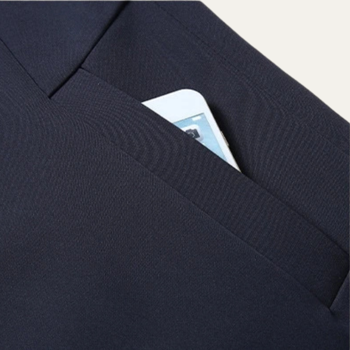 Axel | Men's Smart Casual Lightweight Button Jacket Navy