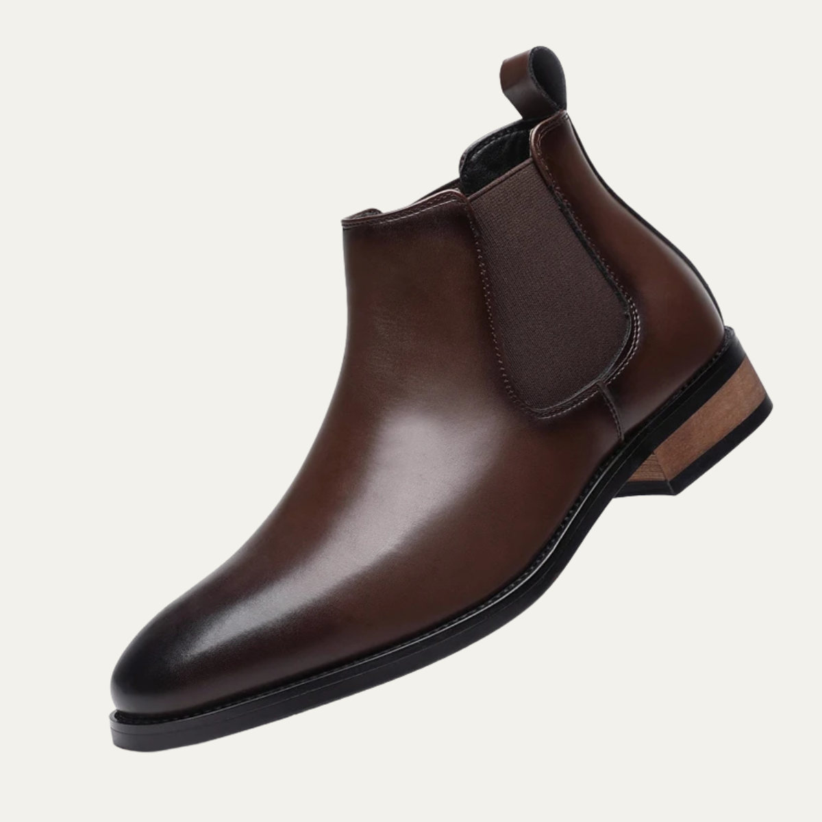 Axel | Men's Smart Leather Chelsea Boots Black