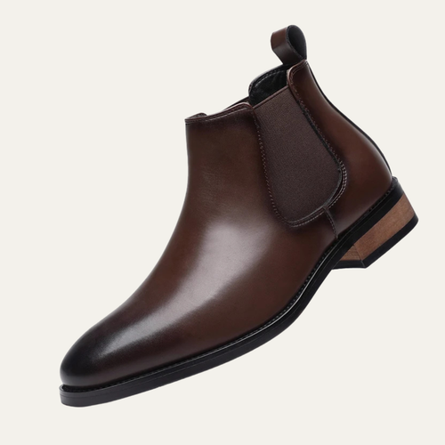 Dama Washington Axel men's smart leather chelsea boots black - view 2