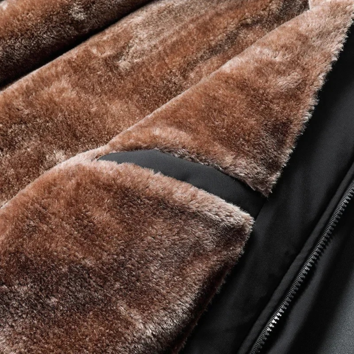 Vance | Men's Fleece Lined Winter Jacket Navy Waterproof