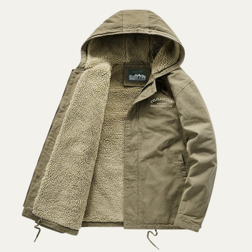 Dama Washington Axel men's sherpa lined parka jacket gray waterproof - view 2
