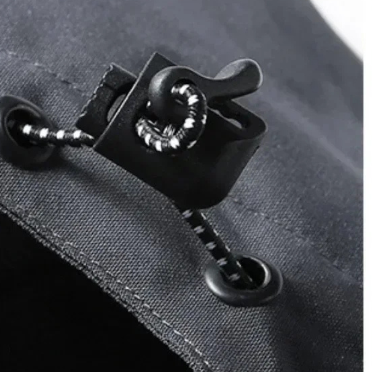 Nola | Men's Rain Jacket Black Waterproof Windproof Hooded