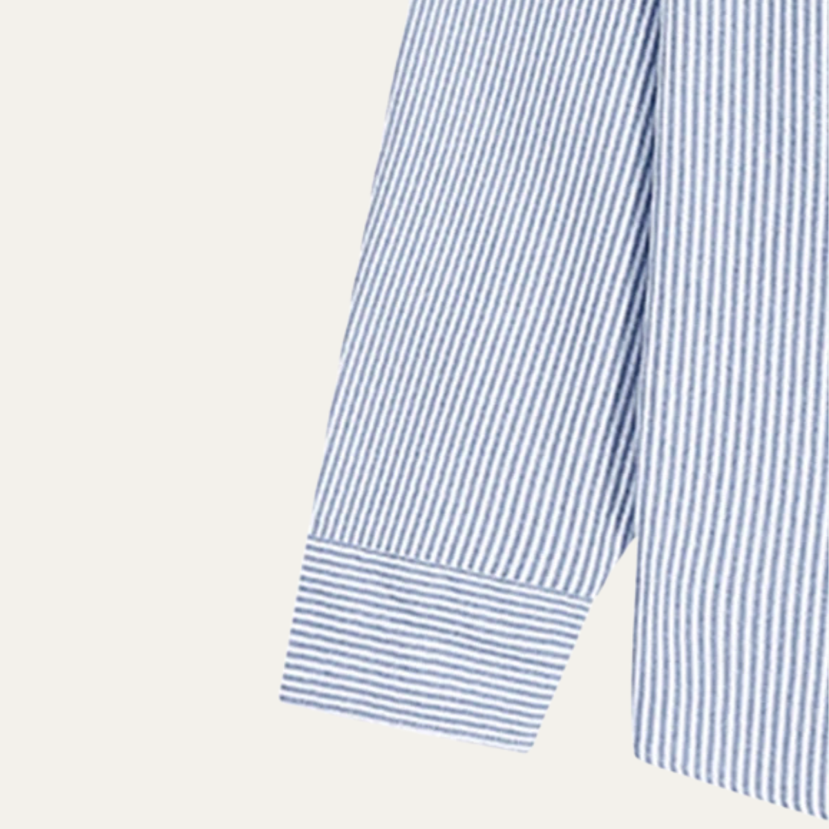 Lars | Men's Blue Striped Button Up Shirt Long Sleeve