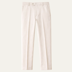Dama Washington Rhys men's tailored straight leg dress pants cream - view 3