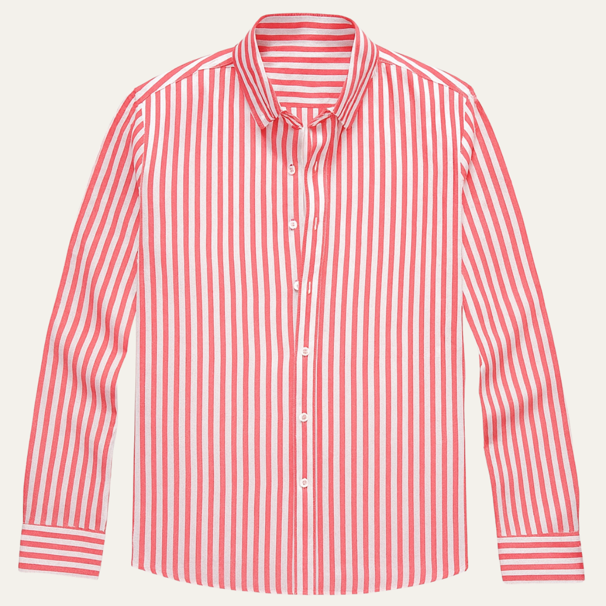 Blake | Men's Striped Button Up Shirt Blue White