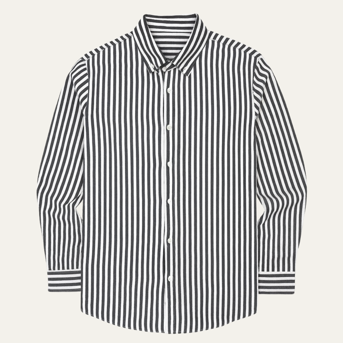 Blake | Men's Striped Button Up Shirt Blue White