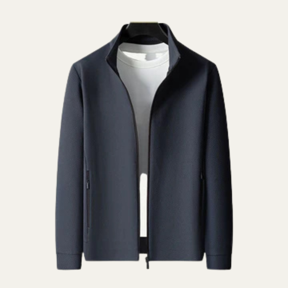 Axel | Men's Lightweight Zip Up Jacket Black