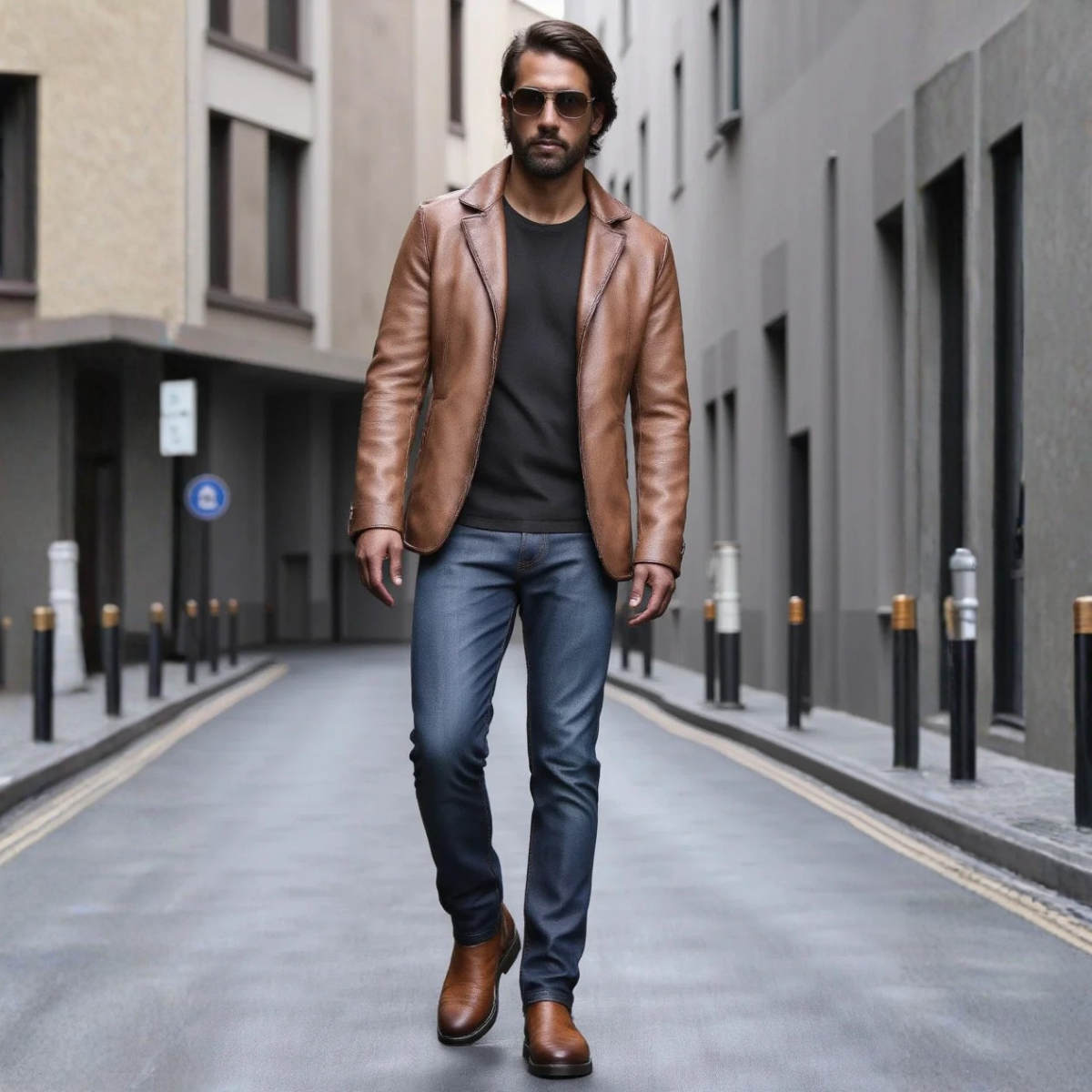 Bram | Men's Classic Leather Chelsea Boots Brown