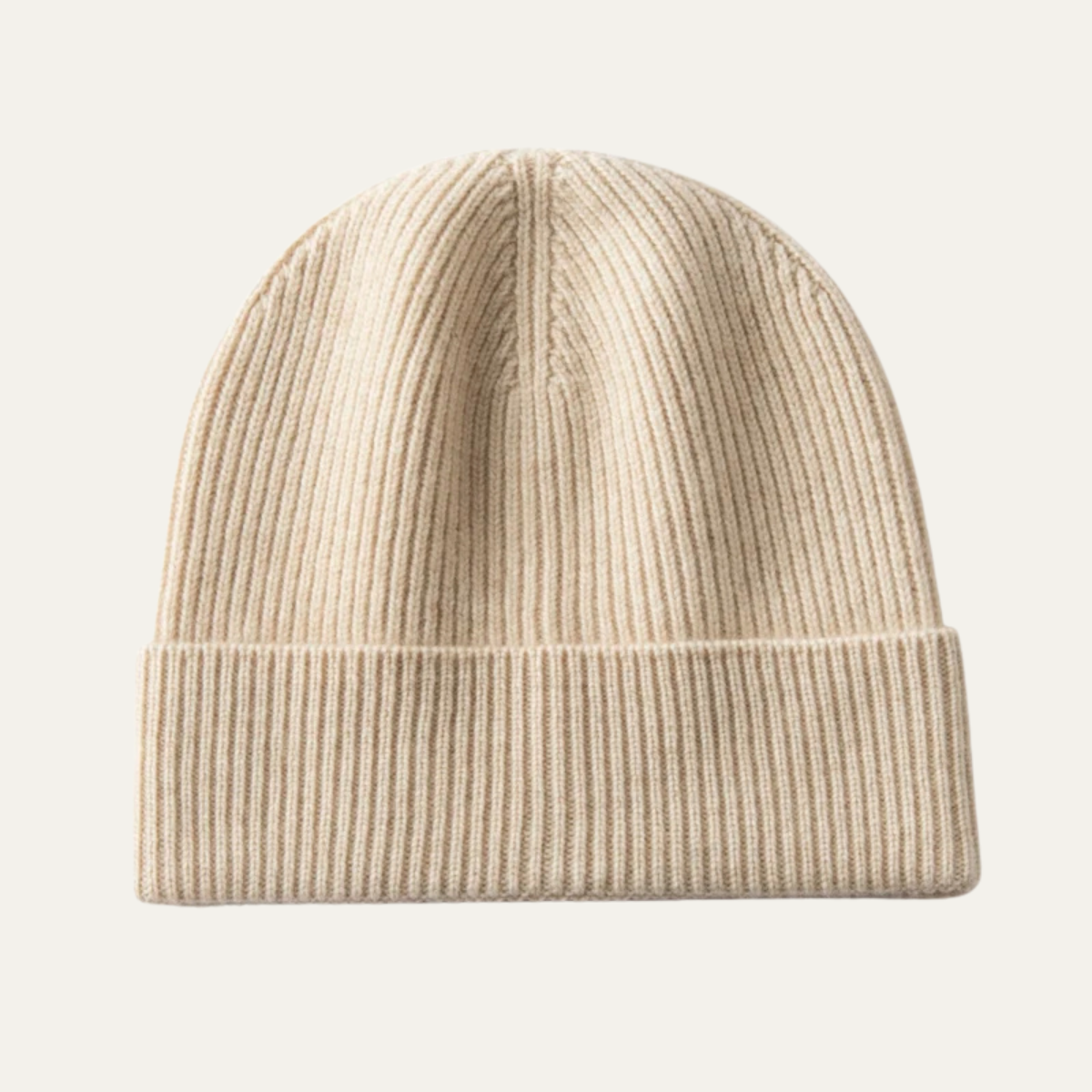 Bram | Men's Ribbed Knit Beanie Black