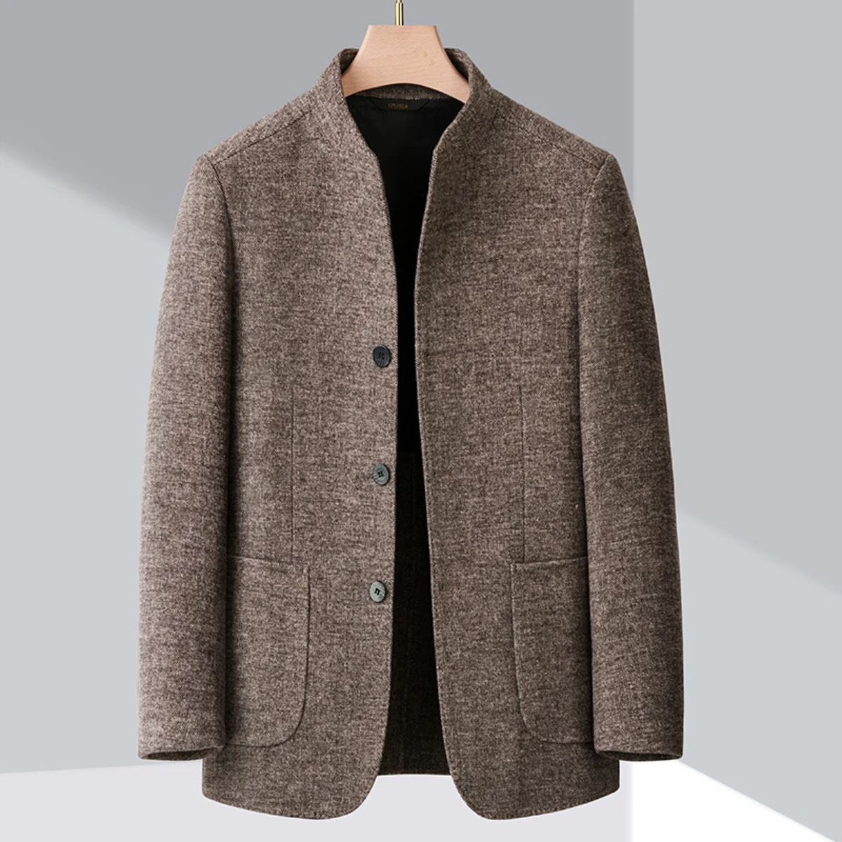 Rowan | Men's Casual Wool Blazer Gray Button Up