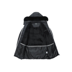 Dama Washington Alma women's puffer coat black faux fur collar hood - view 3