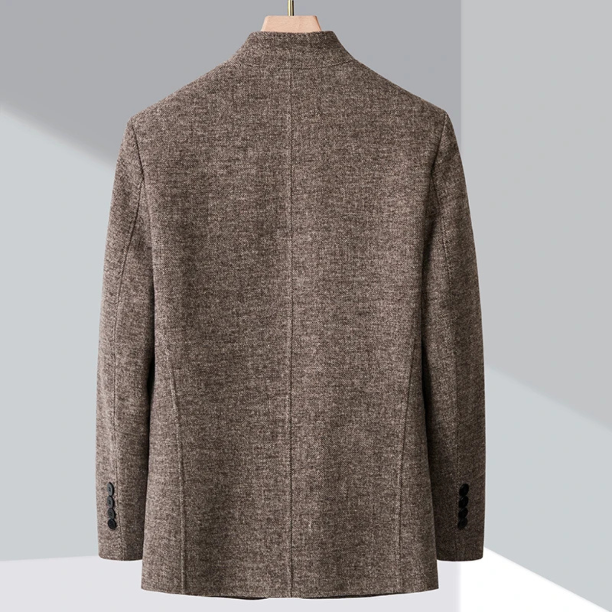 Rowan | Men's Casual Wool Blazer Gray Button Up