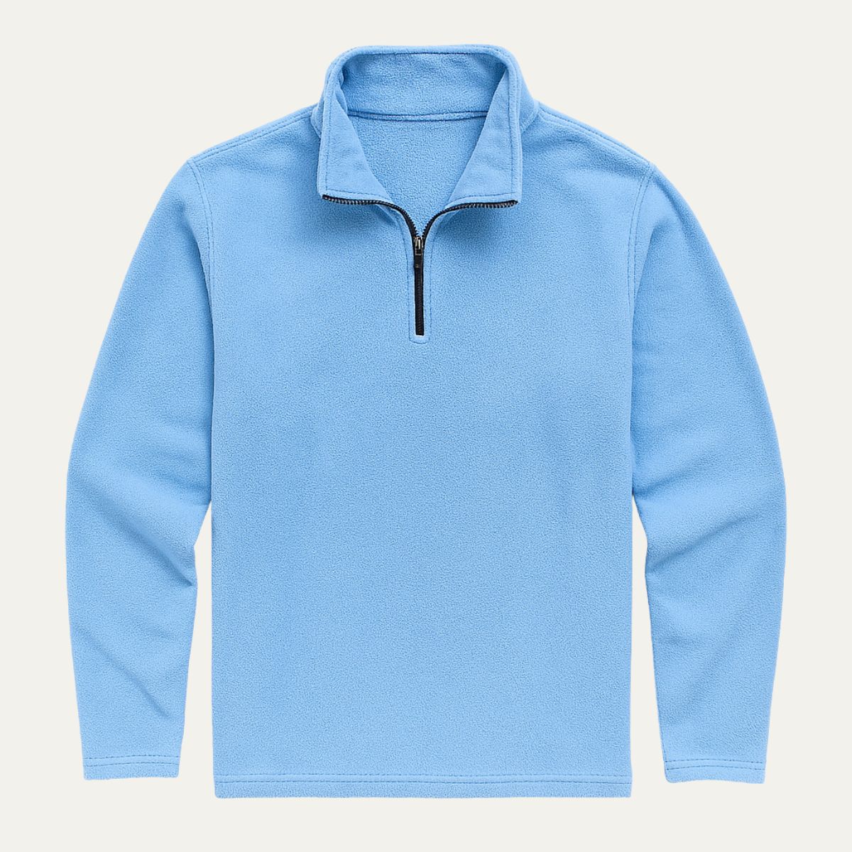 Bram | Men's Quarter Zip Sweater Green Fleece
