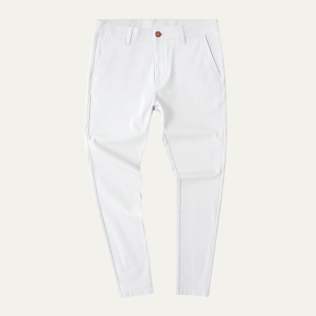 Dama Washington Ash men's chinos cream tailored slim fit - view 5