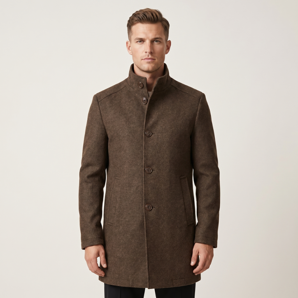 Hugo | Men's Wool Overcoat Button Up
