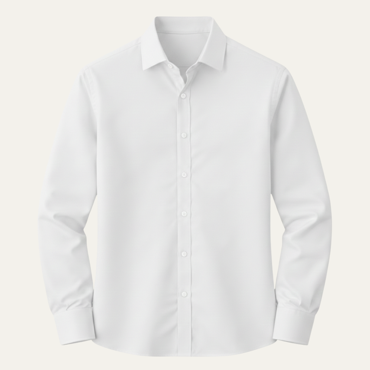 Kade | Men's Button Up Shirt Navy Long Sleeve Stretch
