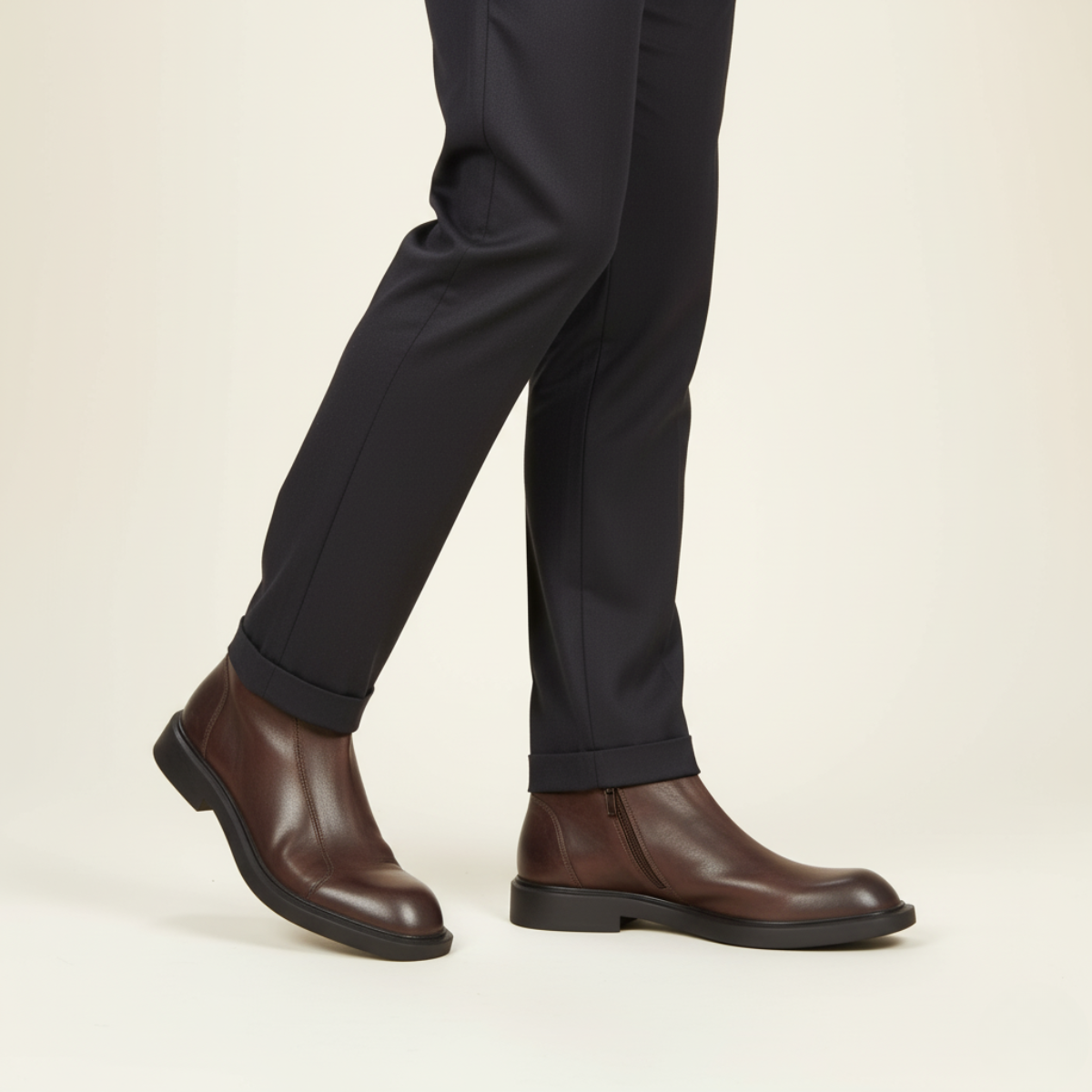 Voss | Men's Suede Ankle Boots Brown