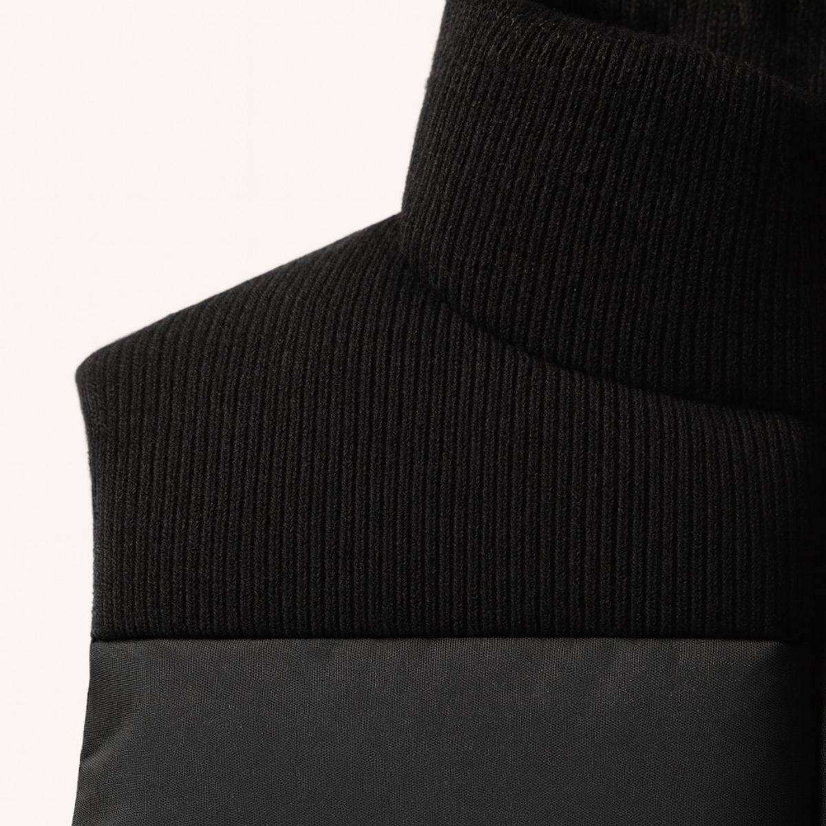 Axel | Men's Quilted Puffer Vest Black Charcoal