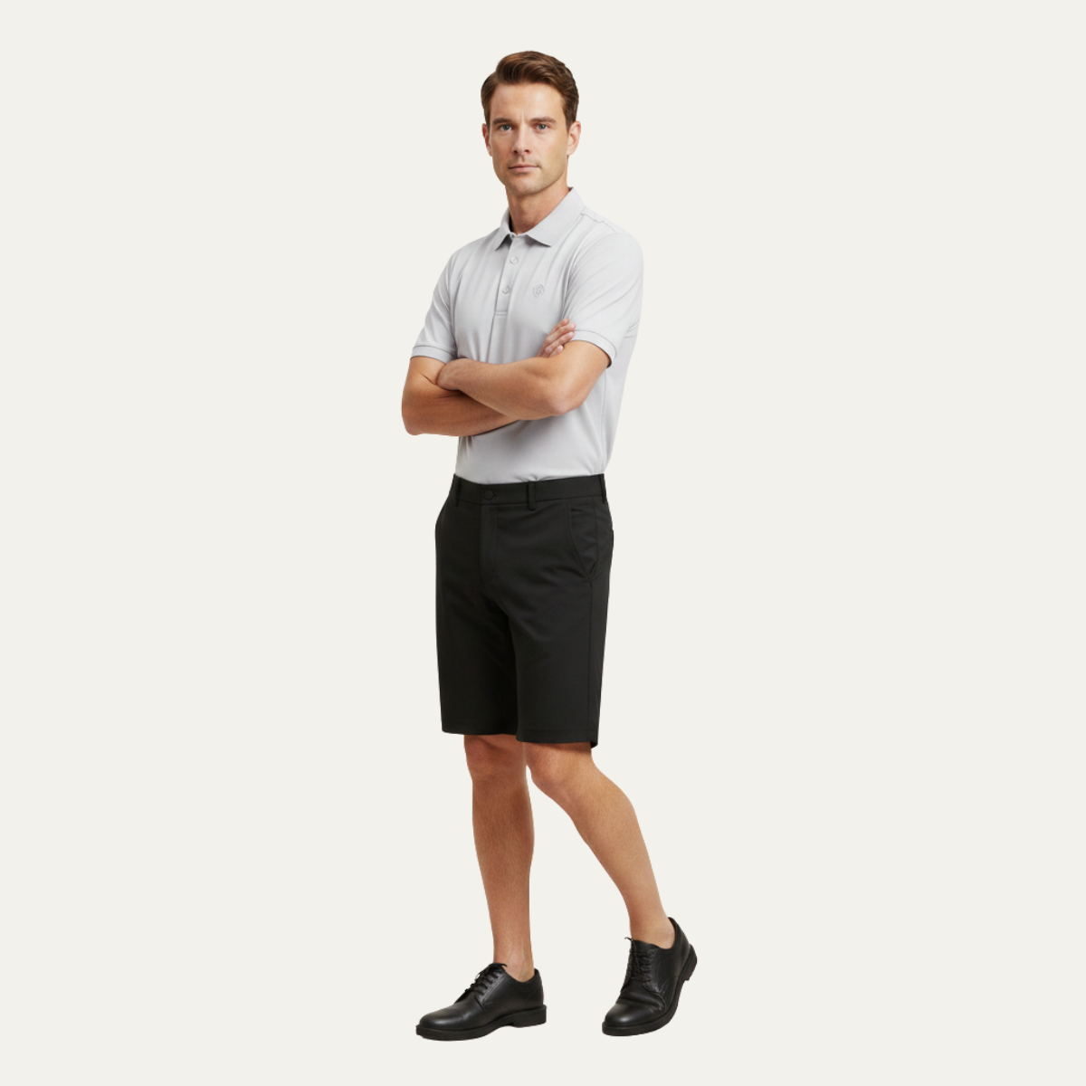 Beau | Men's Tailored Shorts Gray