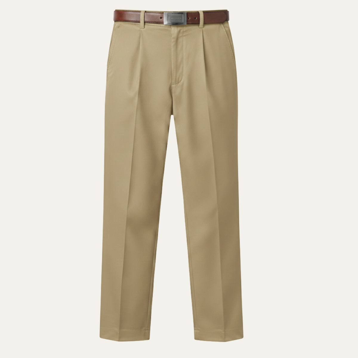 Orrin | Men's Straight Leg Dress Pants Gray Pleated