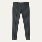 Dama Washington Cruz men's slim fit dress pants gray pinstripe - view 4