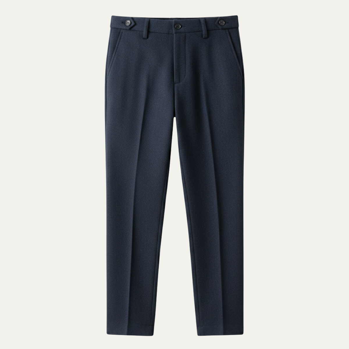 Seth | Men's Slim Fit Dress Pants Cream Tailored