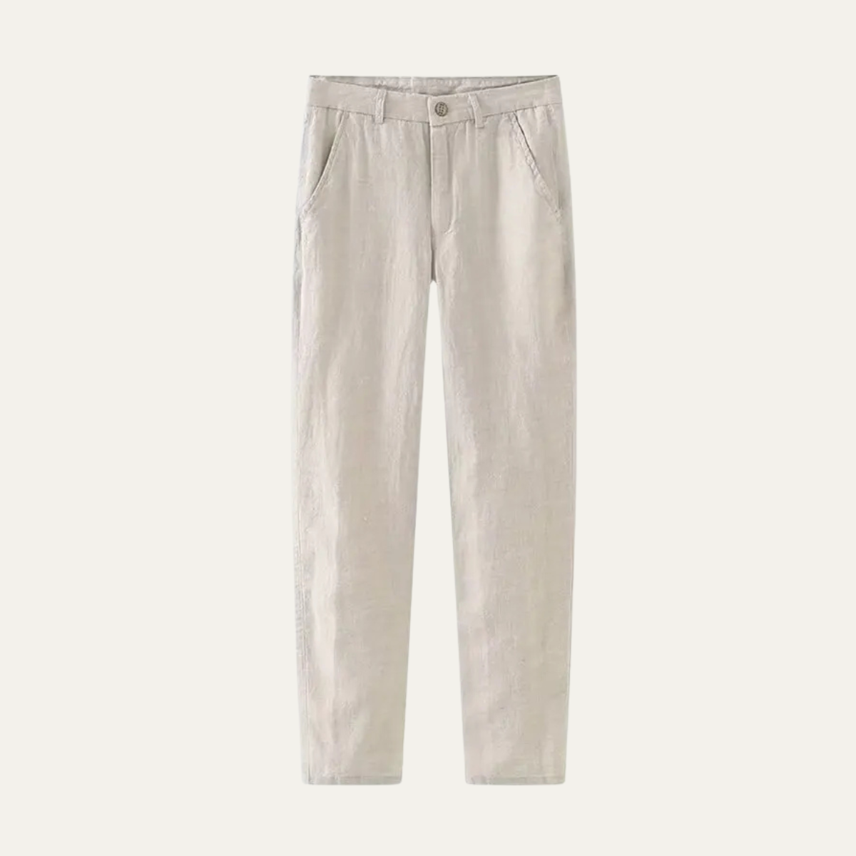 Knox | Men's Linen Pants Cream Relaxed Fit