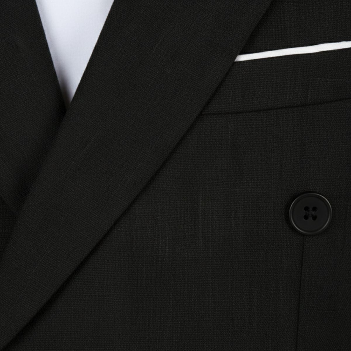 Ezra | Men's Double Breasted Blazer Navy Pinstripe