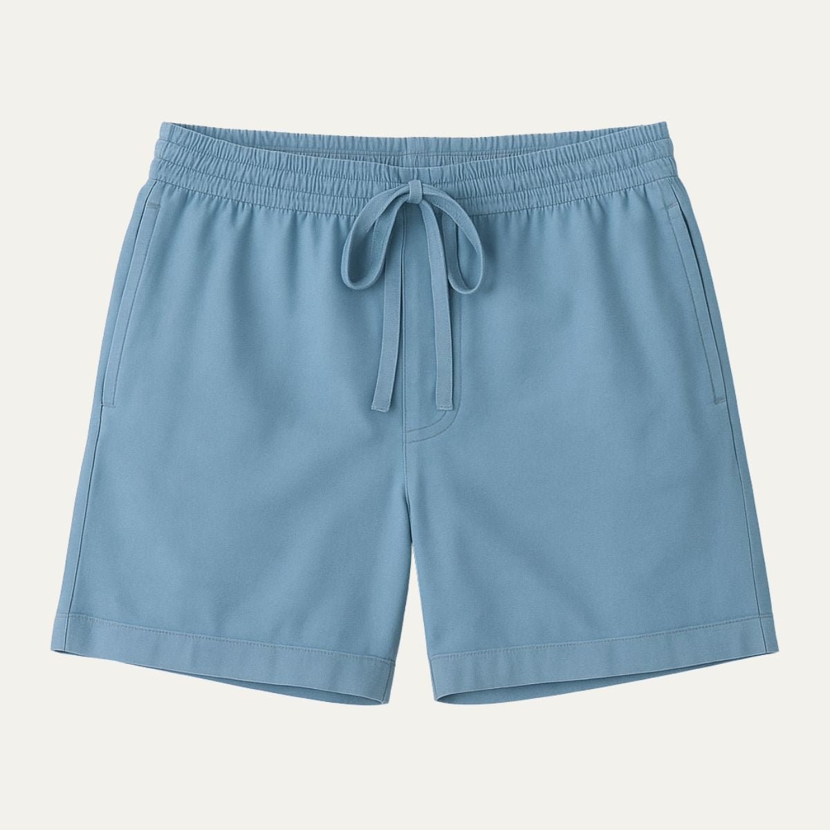 Axel | Men's Linen Shorts Gray Relaxed Fit Drawstring