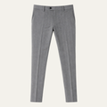 Dama Washington Cruz men's slim fit dress pants gray pinstripe - view 2