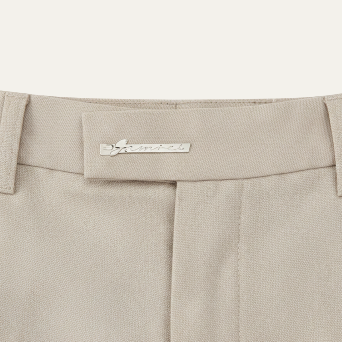 Sage | Men's Slim Fit Dress Pants Beige