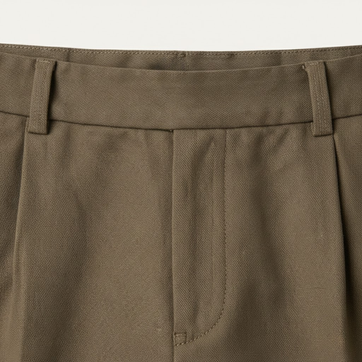 Axel | Men's Tailored Dress Pants Olive Wool Blend