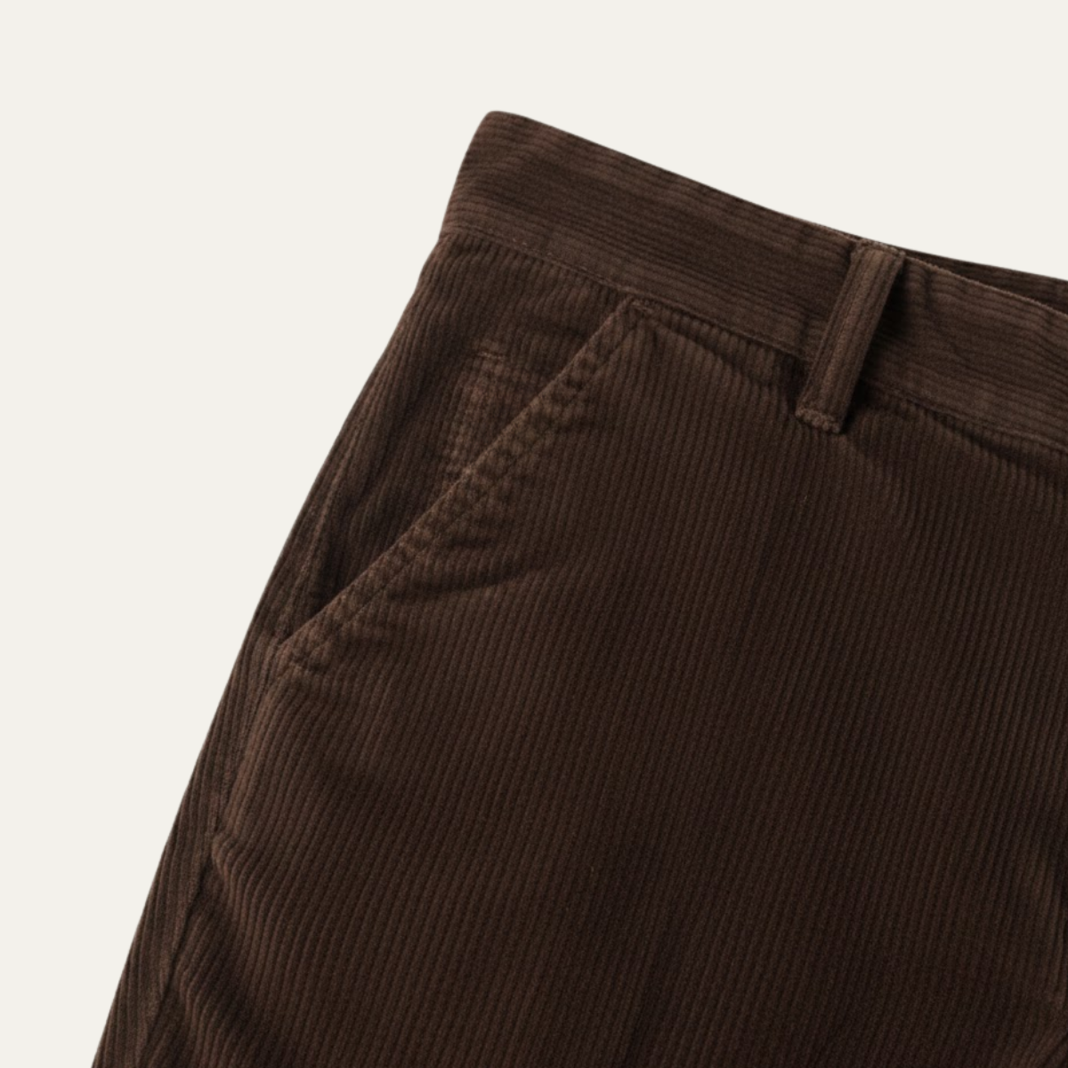 Lars | Men's Stretch Corduroy Pants Black