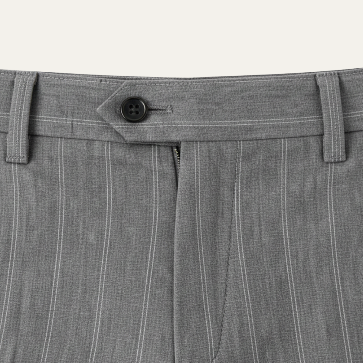 Cruz | Men's Slim Fit Dress Pants Gray Pinstripe
