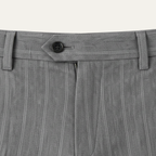 Dama Washington Cruz men's slim fit dress pants gray pinstripe - view 9