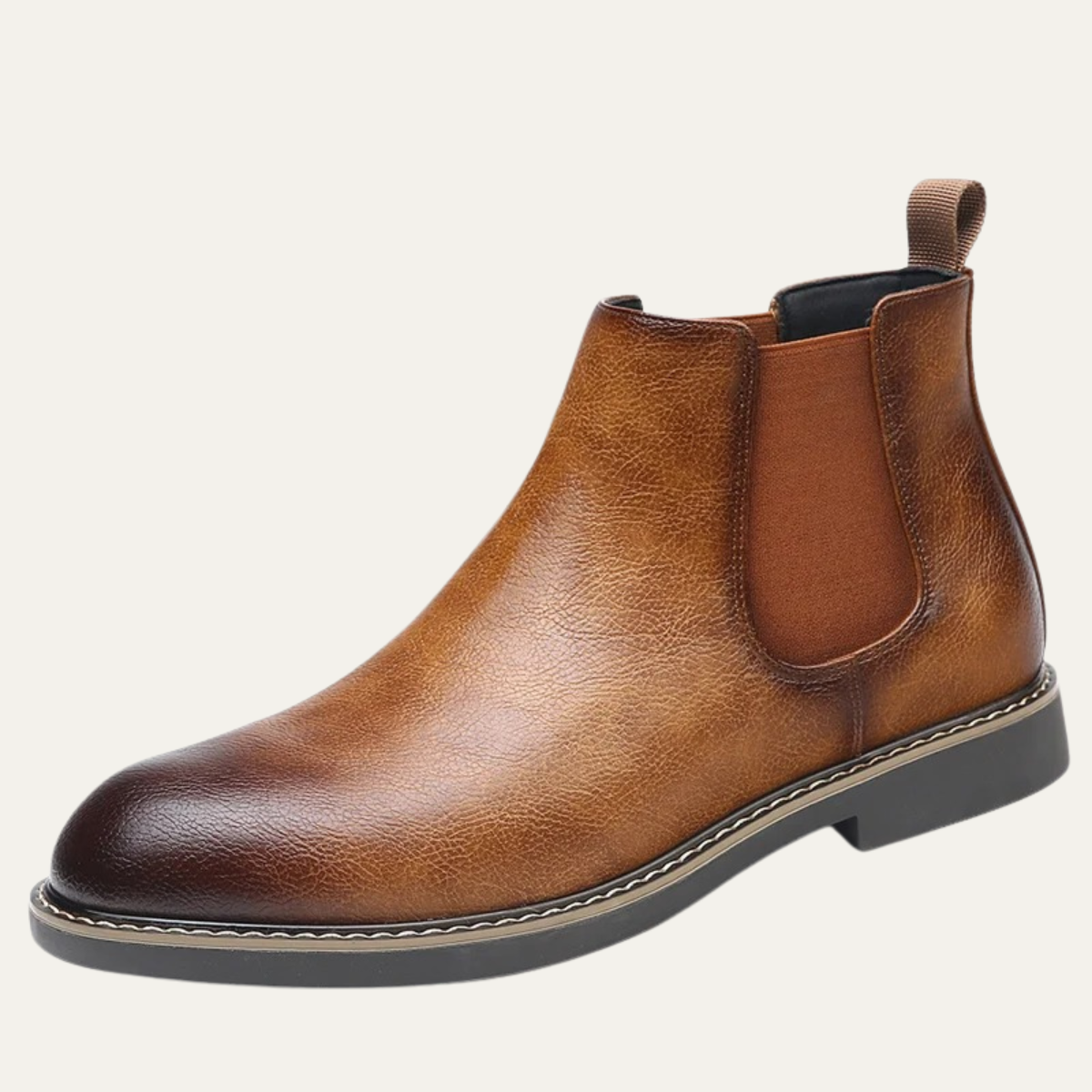 Sage | Men's Chelsea Leather Ankle Boot Brown