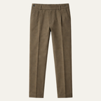 Dama Washington Axel men's tailored dress pants olive wool blend - view 2
