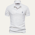 Dama Washington Axel men's polo shirt white - front view