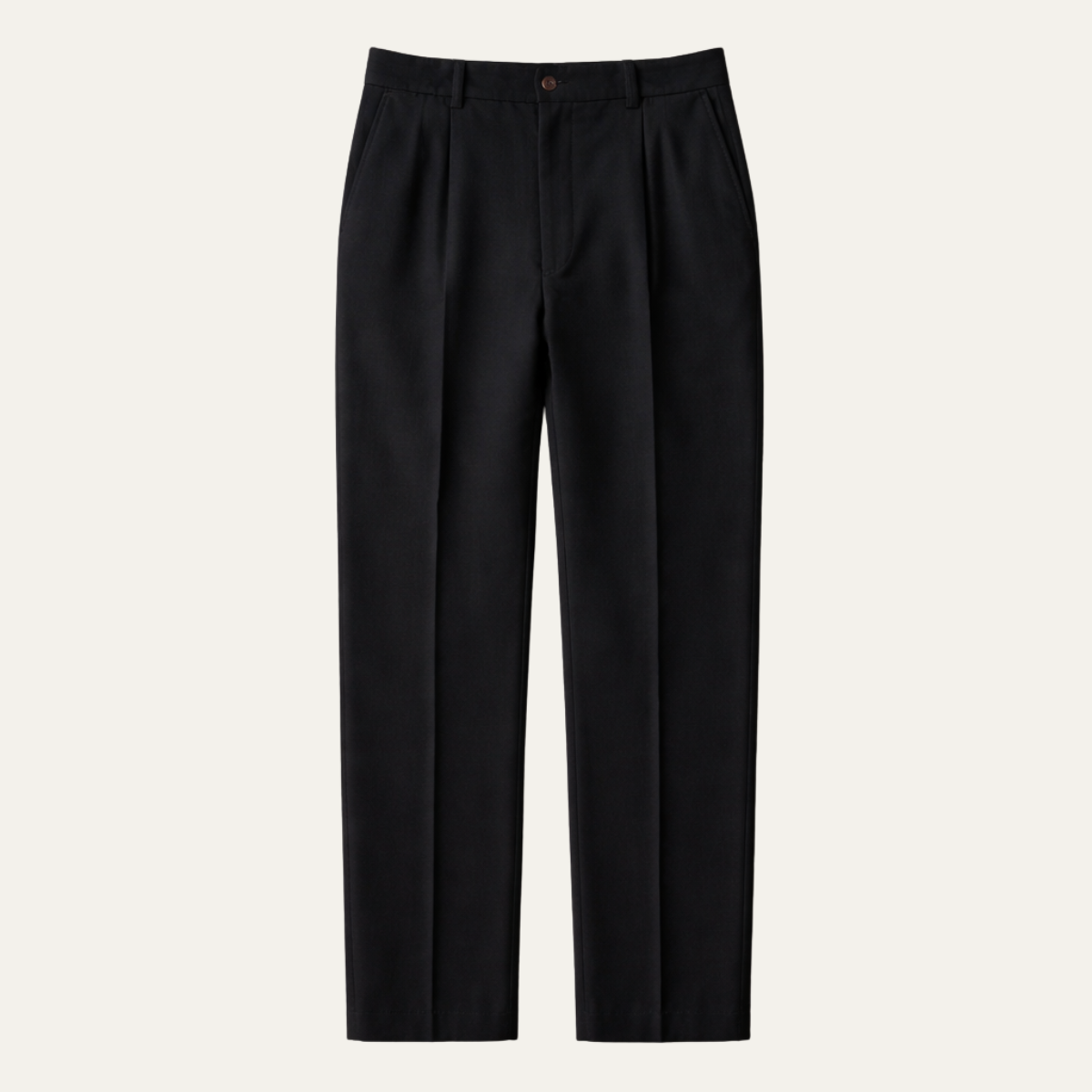 Bryce | Men's Pleated Wide Leg Dress Pants Black