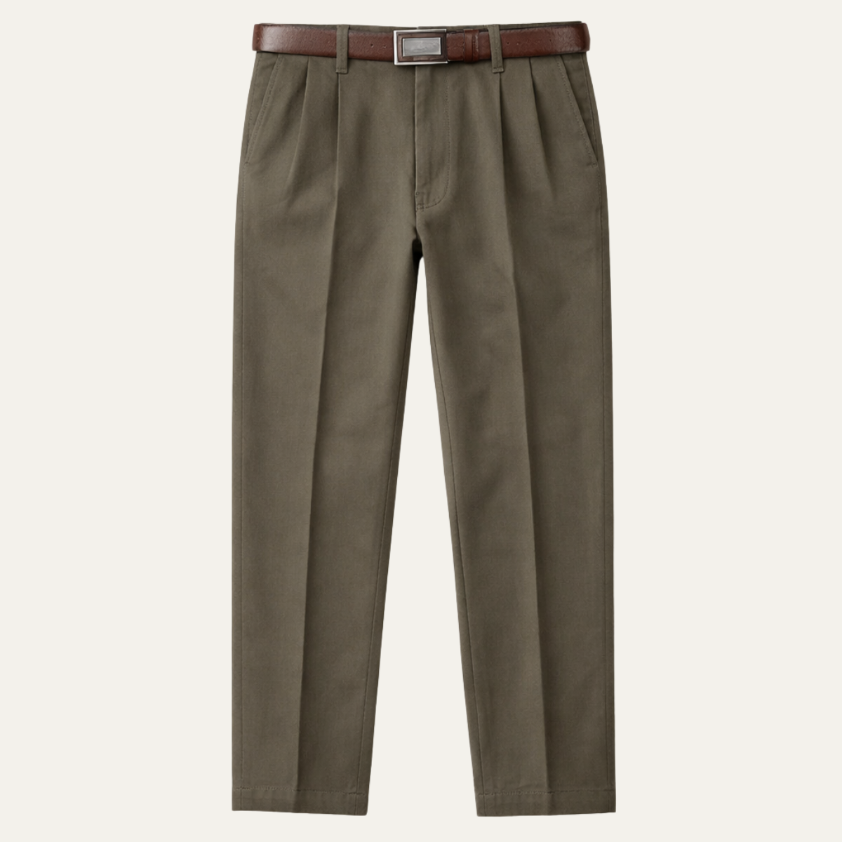 Lars | Men's Tailored Dress Pants Gray Straight Leg