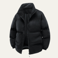 Dama Washington Jasper men's oversized puffer jacket black - front view