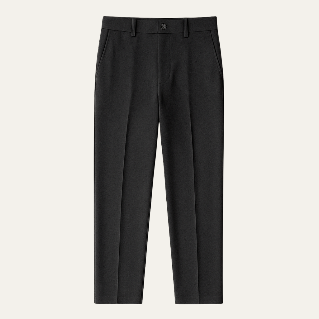 Dama Washington Beau men's smart casual tailored straight leg pants black - view 4