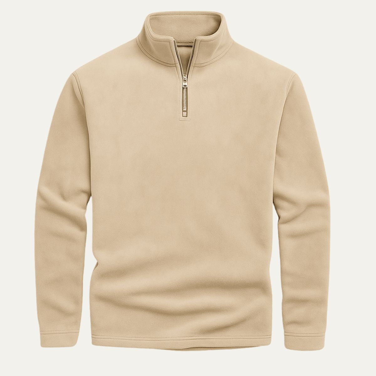 Bram | Men's Quarter Zip Sweater Light Blue