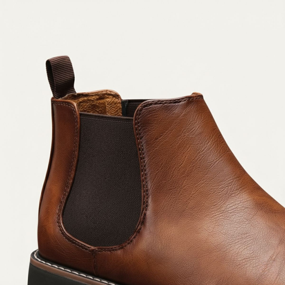 Bram | Men's Leather Chelsea Boots Brown