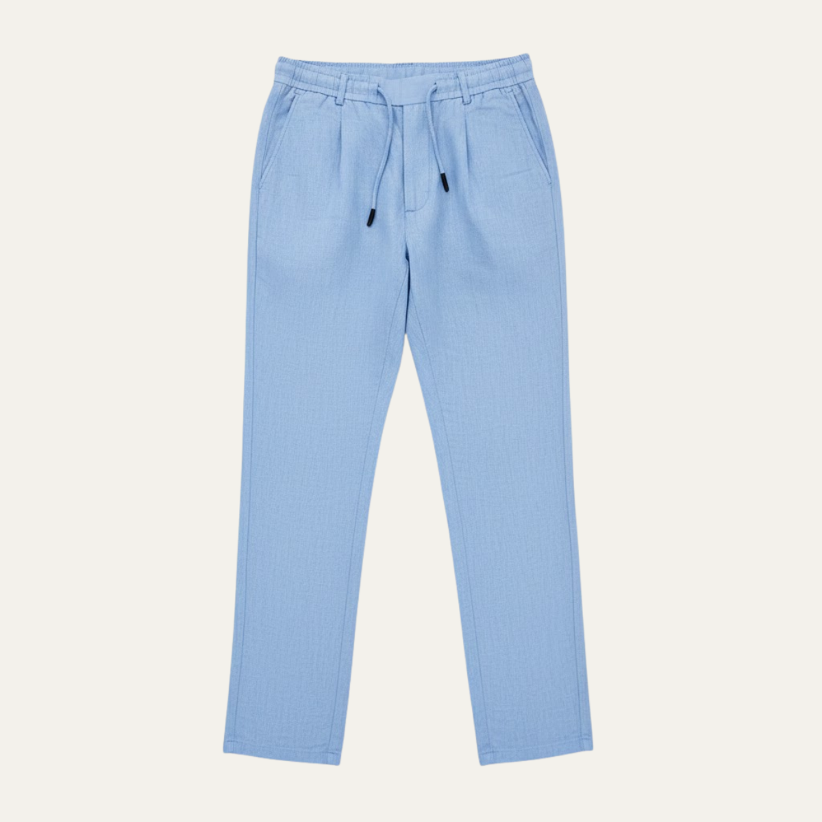Kade | Men's Linen Pants Light Blue Drawstring