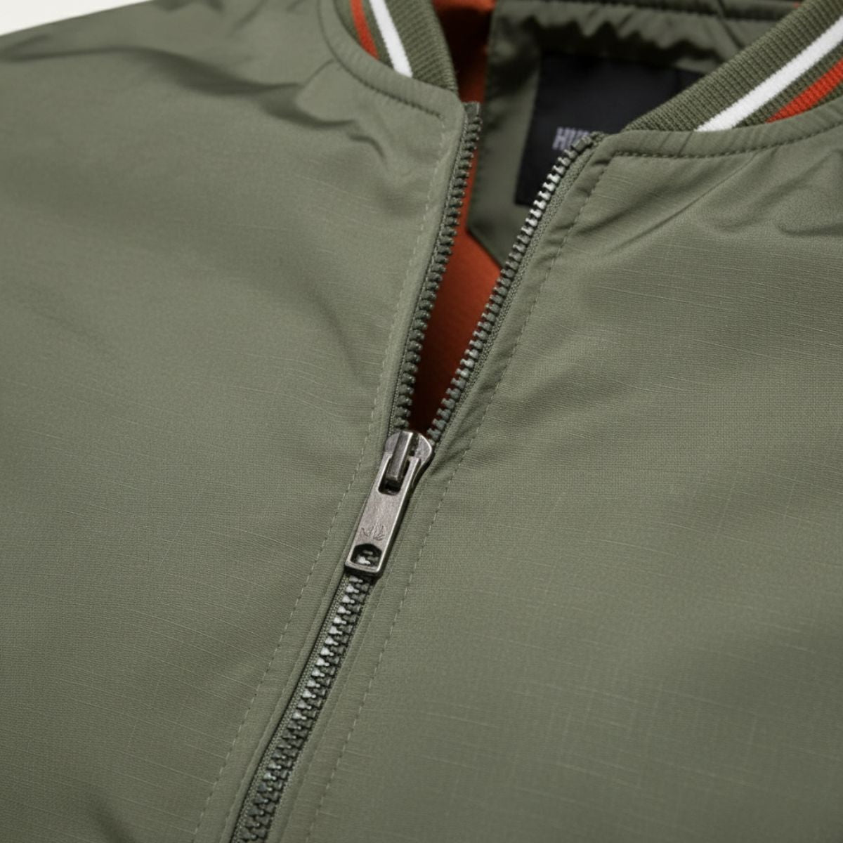 Ines | Men's Lightweight Bomber Jacket Sage Green Zip Up
