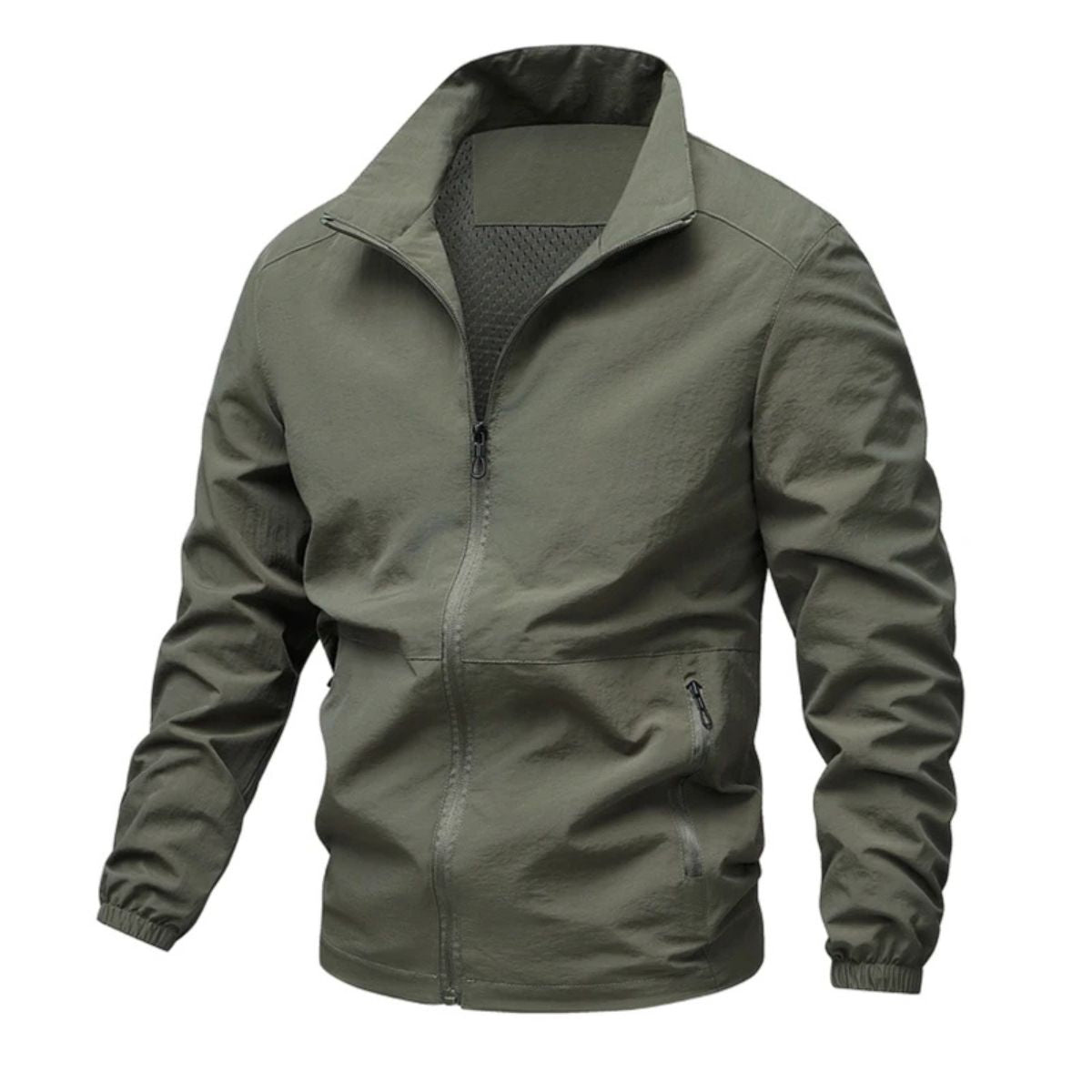 Axel | Men's Lightweight Windbreaker Olive Green