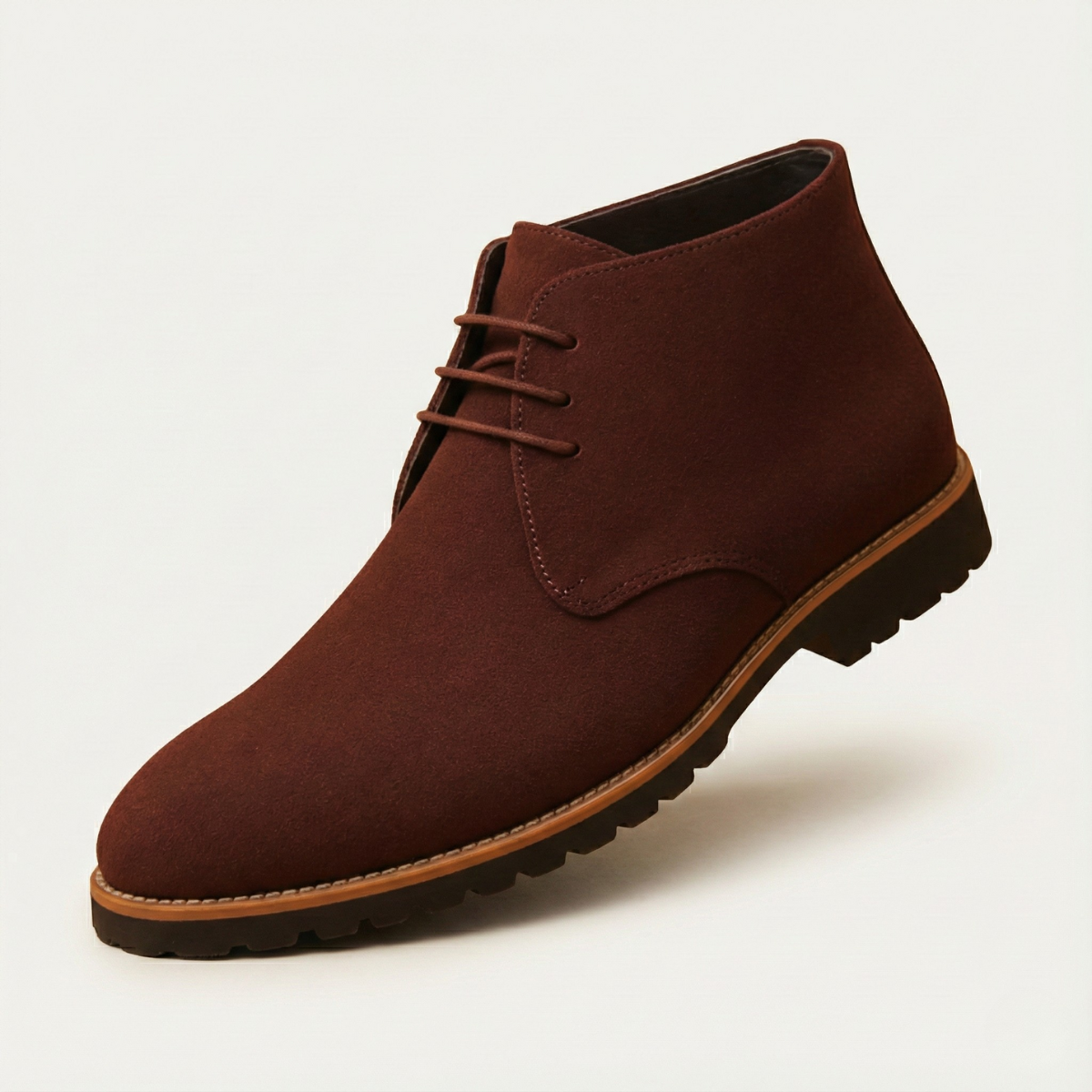 Beau | Men's Casual Suede Chukka Boots Navy