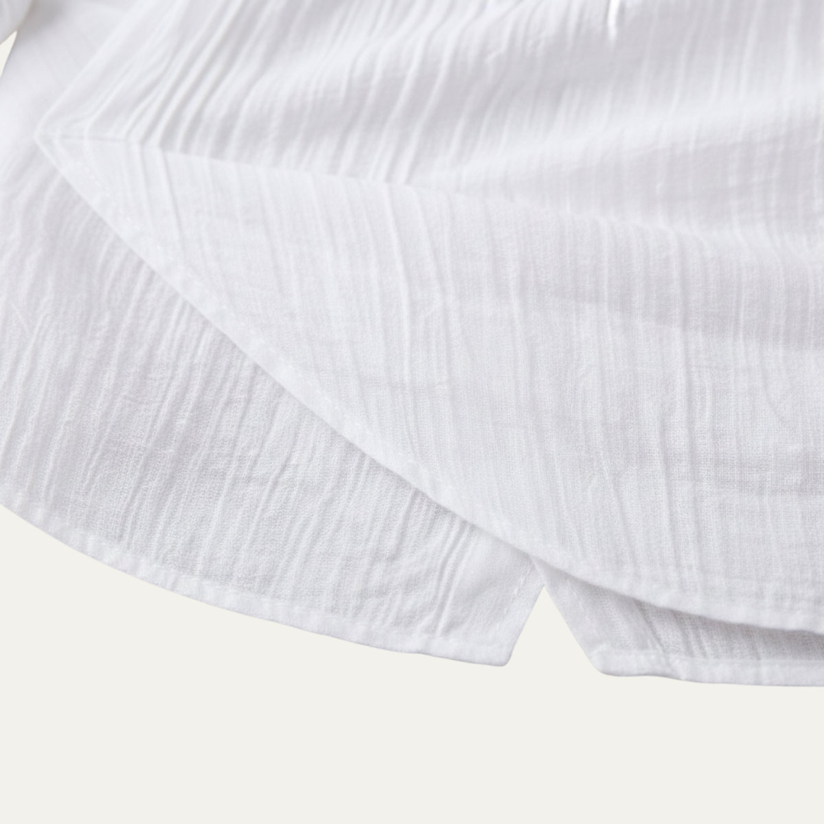 Axel | Men's Dress Shirt White Pinstripe Long Sleeve